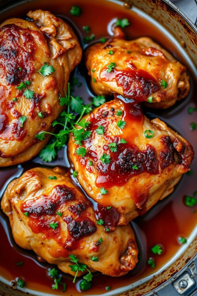 Slow Cooker Chicken Thighs