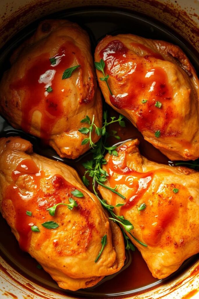 Slow Cooker Chicken Thighs
