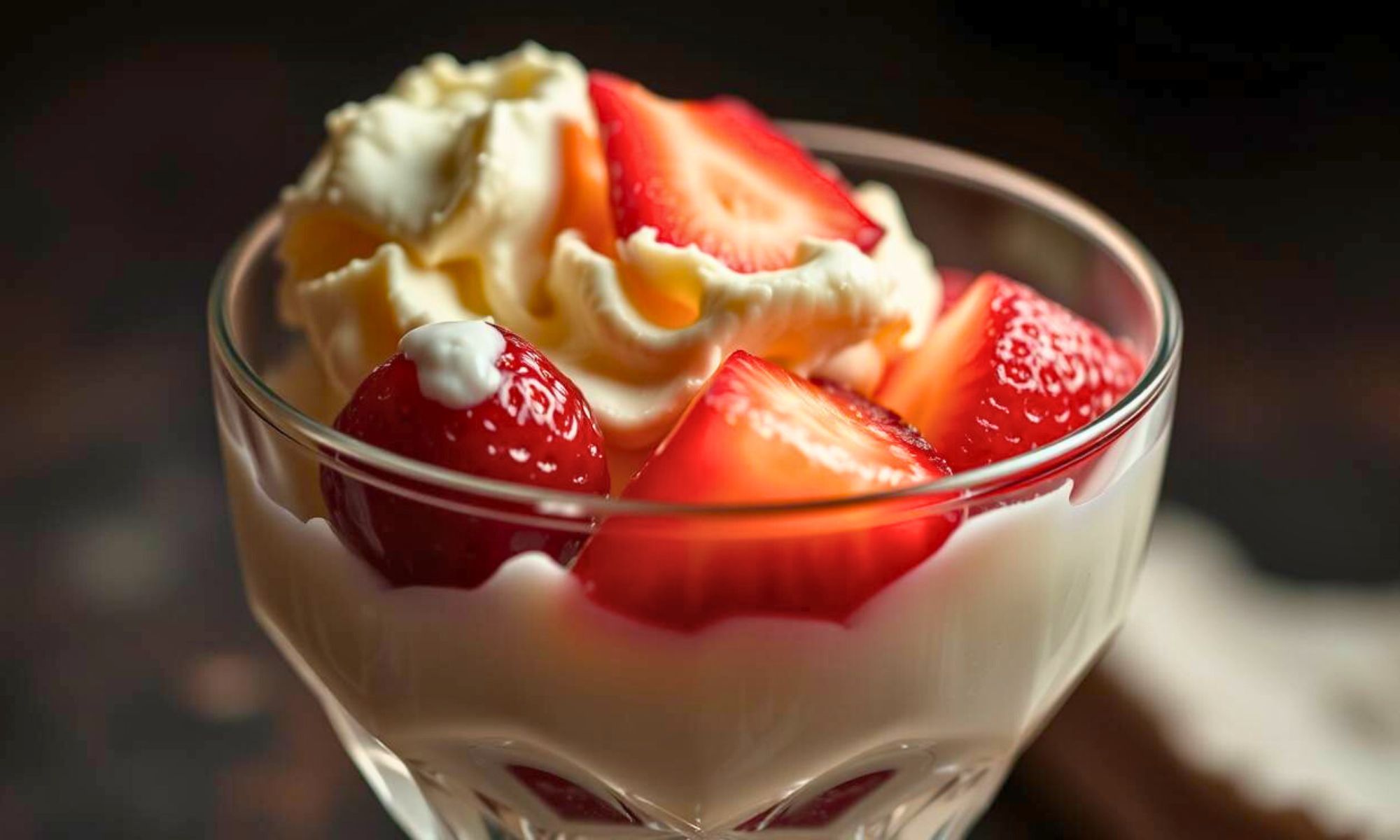 Strawberries and Cream Mexican Fresas Con Crema