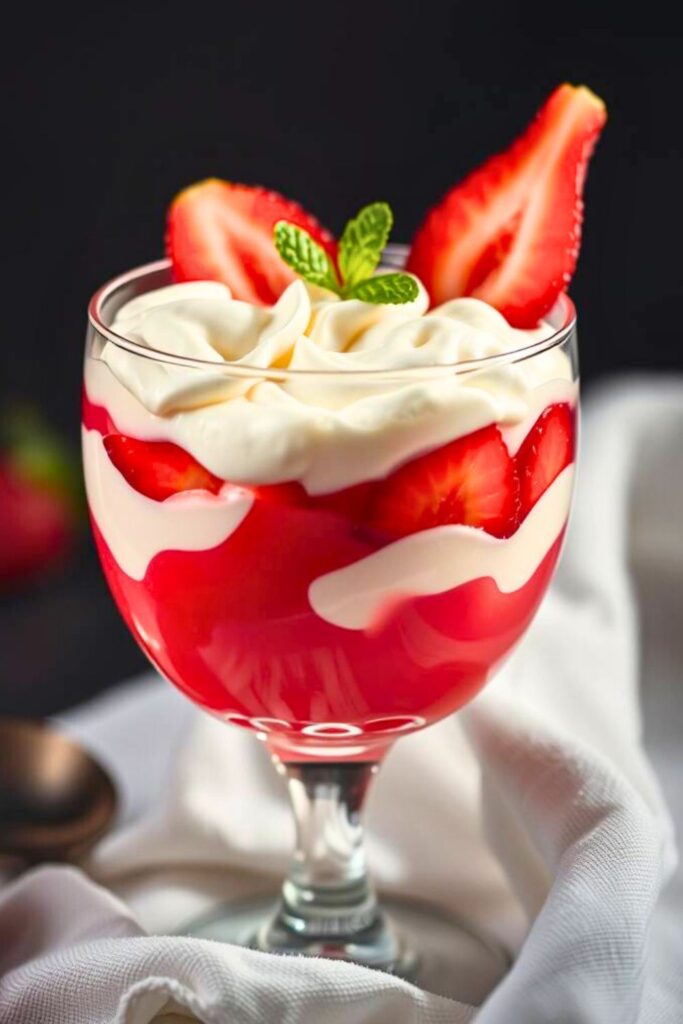 Strawberries and Cream Mexican Fresas Con Crema