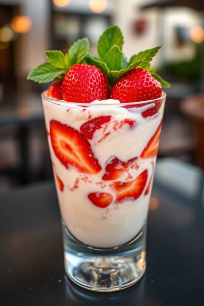Strawberries and Cream Mexican Fresas Con Crema