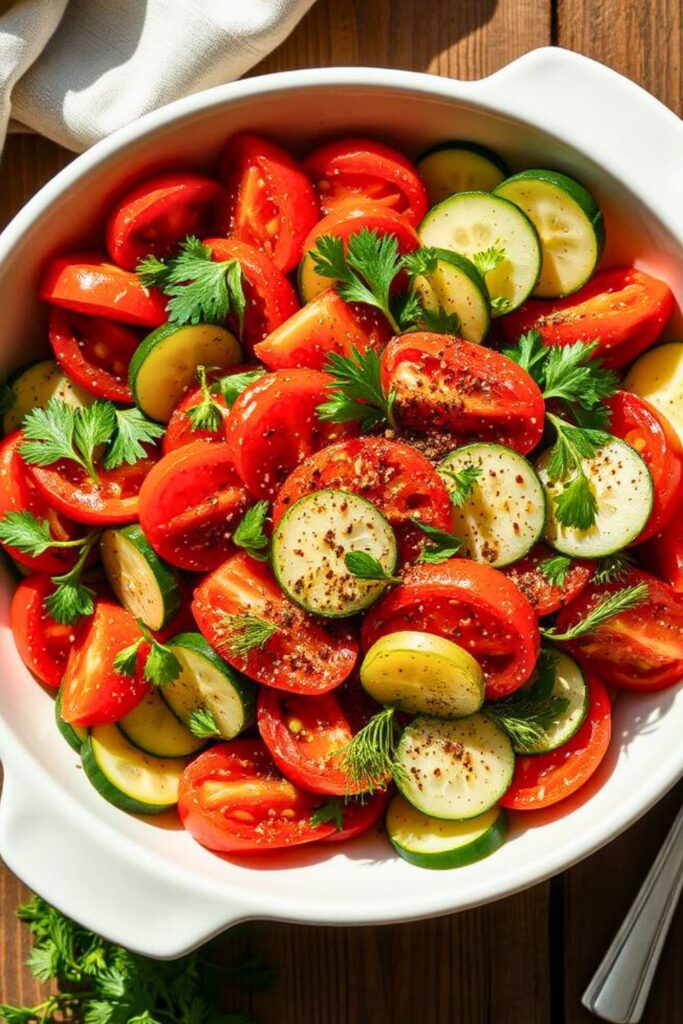 Tomato Cucumber Salad