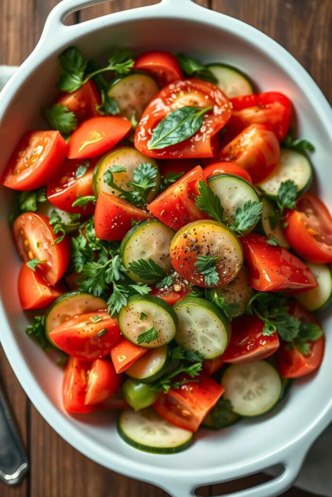 Tomato Cucumber Salad