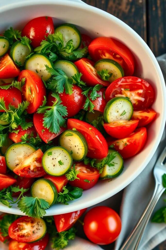 Tomato Cucumber Salad