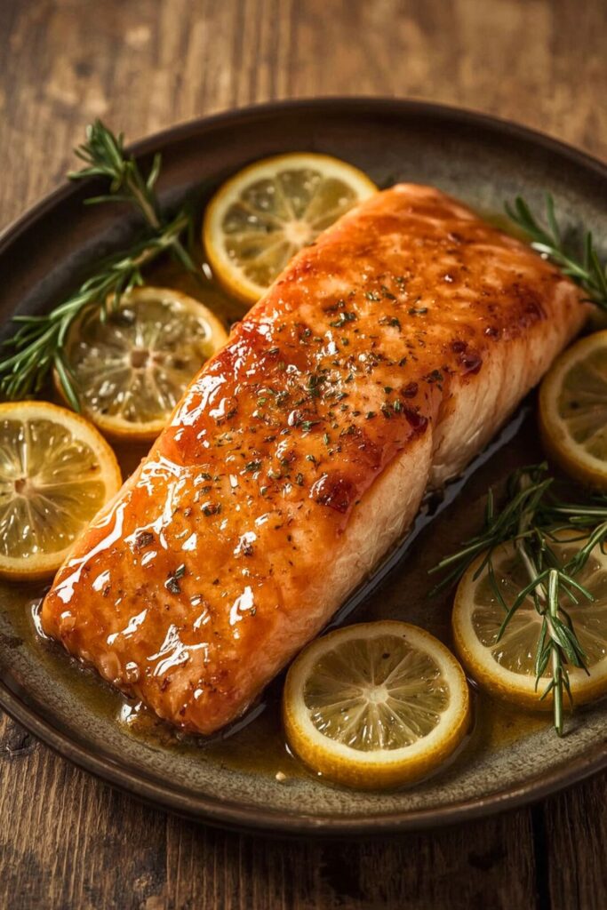 12 Minute Citrus Broiled Salmon Filet