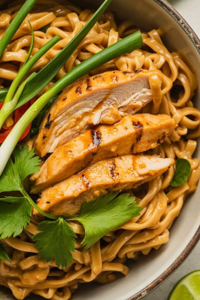 Thai Chicken Peanut Noodles