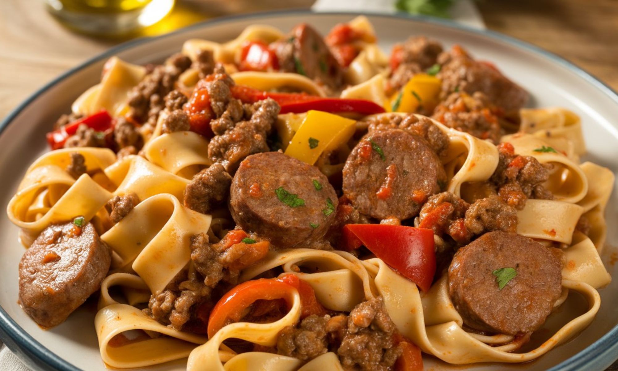 Amazing Beef Pasta in Tomato Sauce