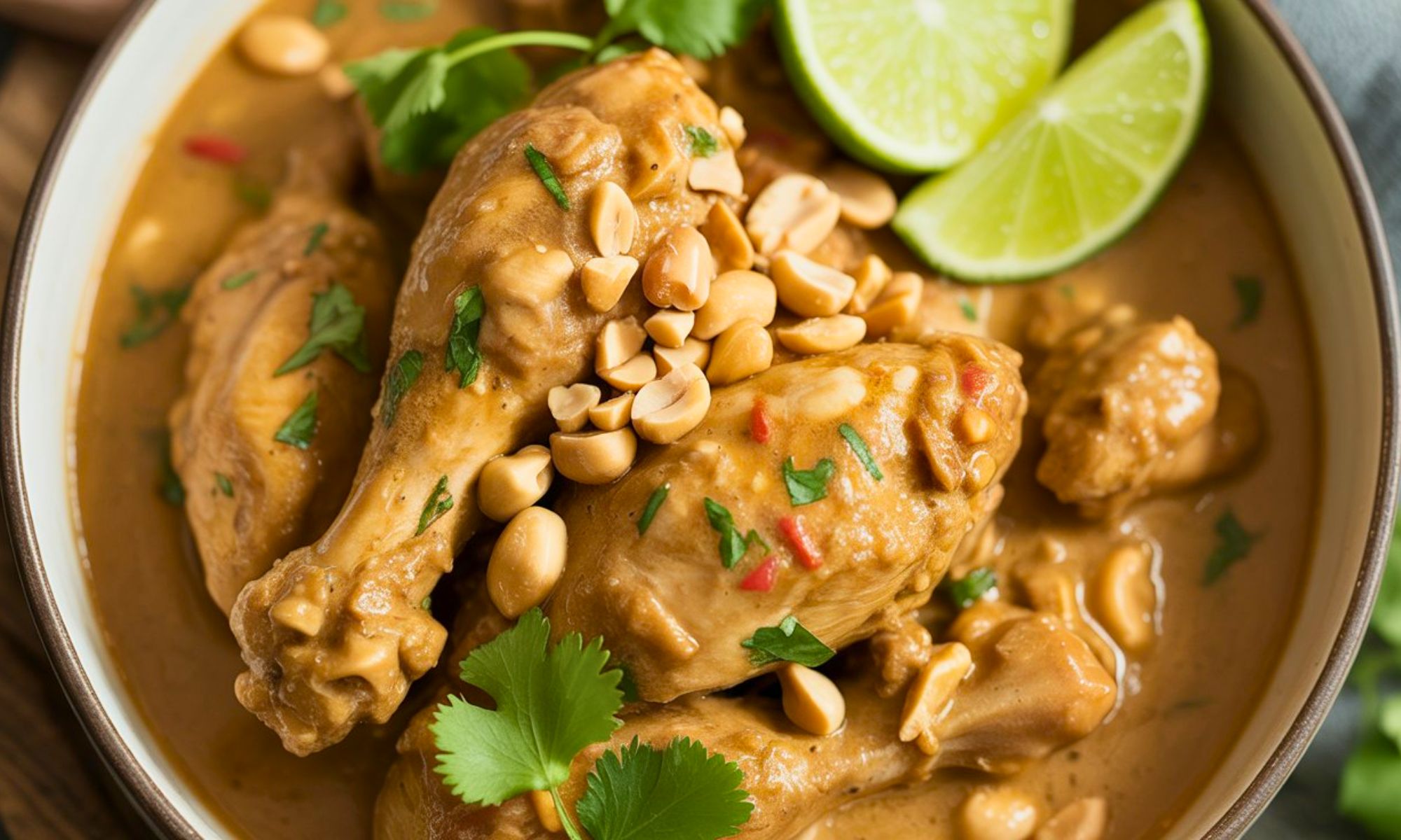 Braised Nutty Satay Chicken