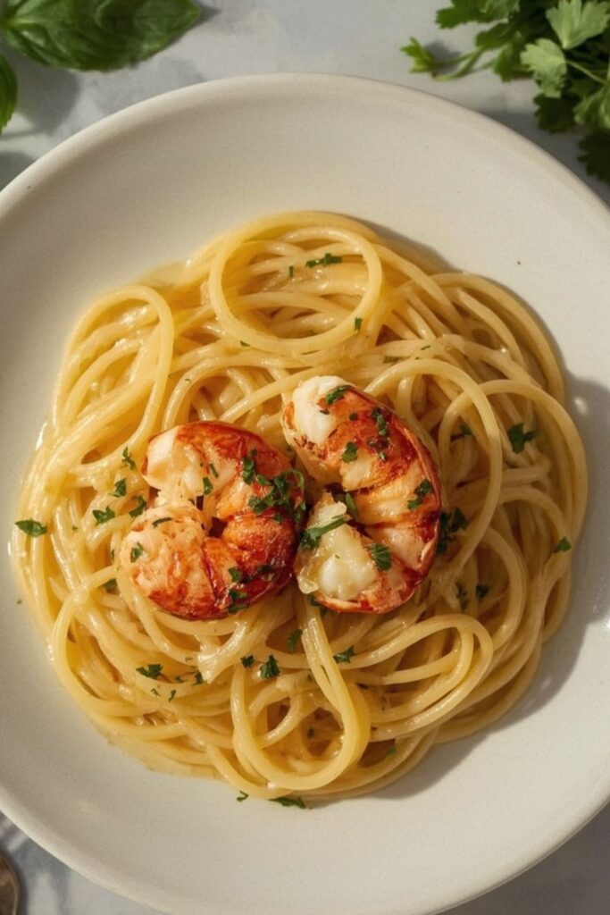 Brown Butter Lobster Roll Pasta