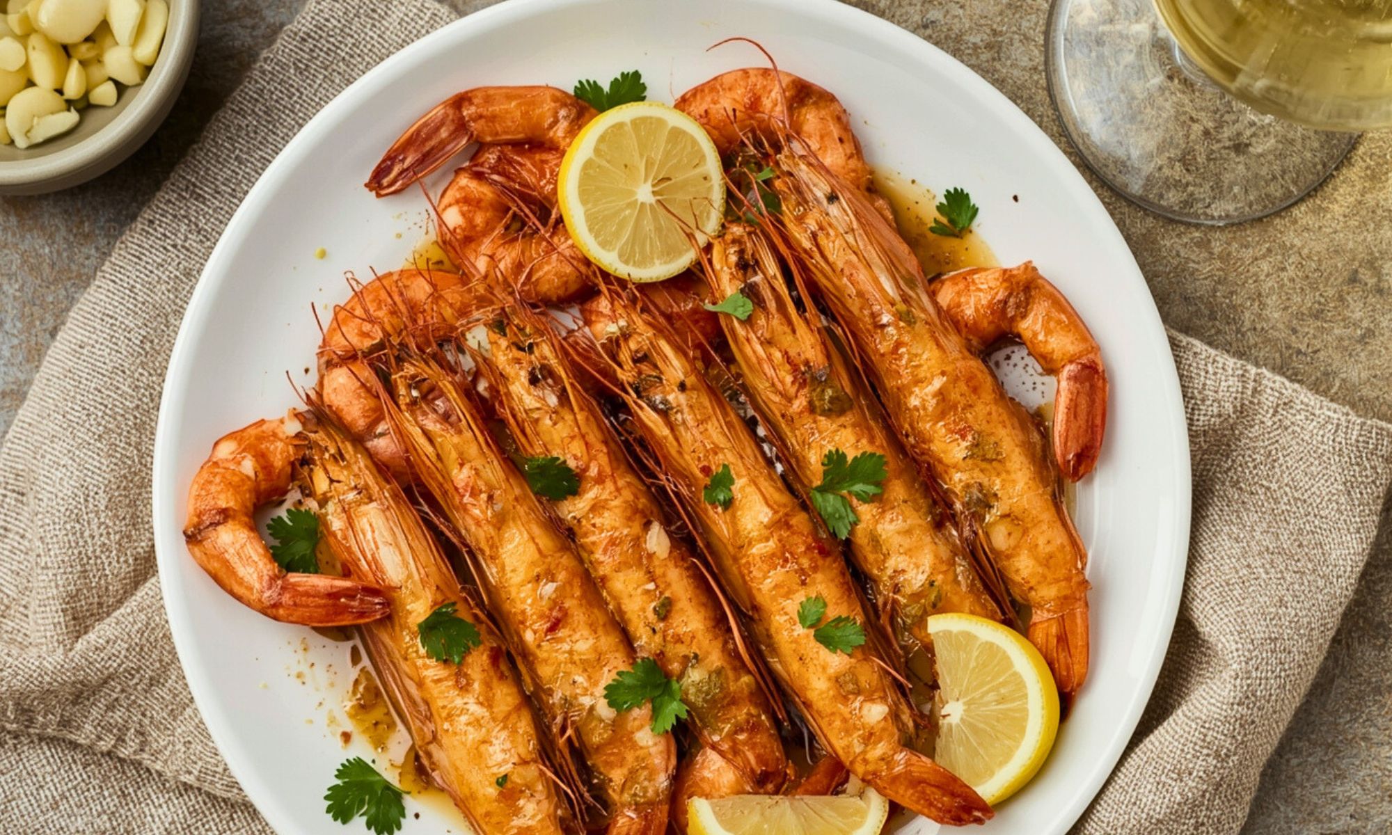 Cajun Garlic Tiger Prawns
