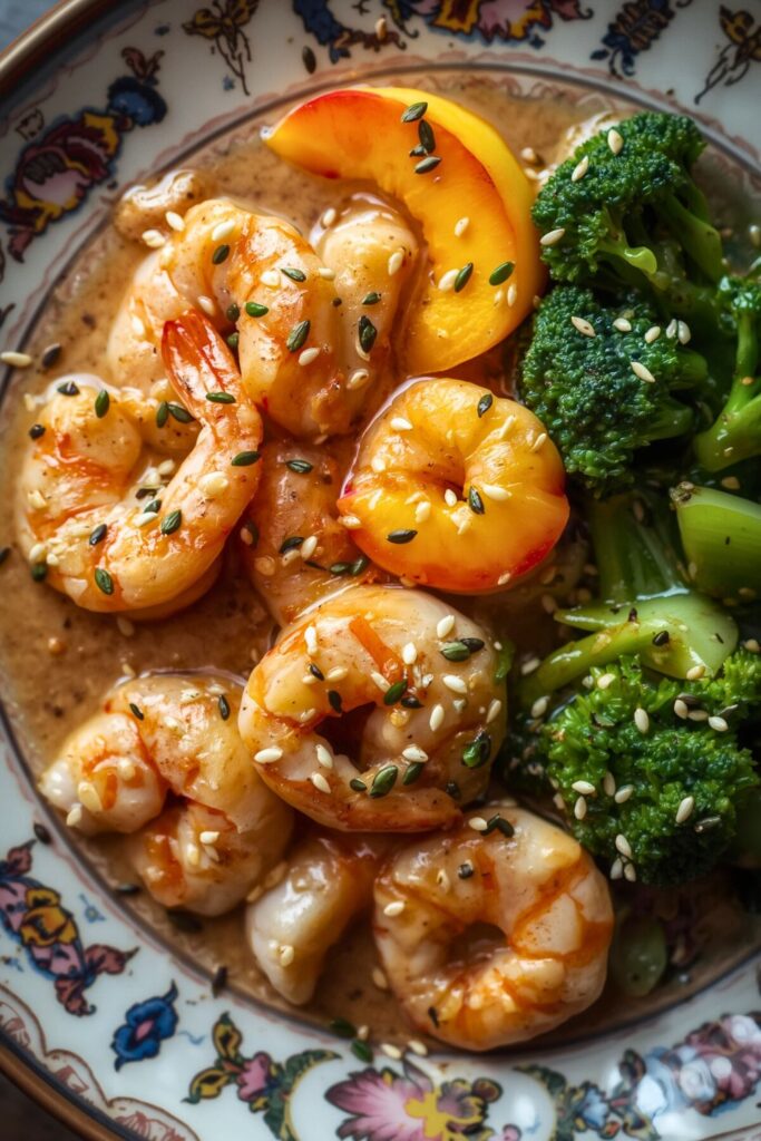 Chinese Peaches And Cream Shrimp