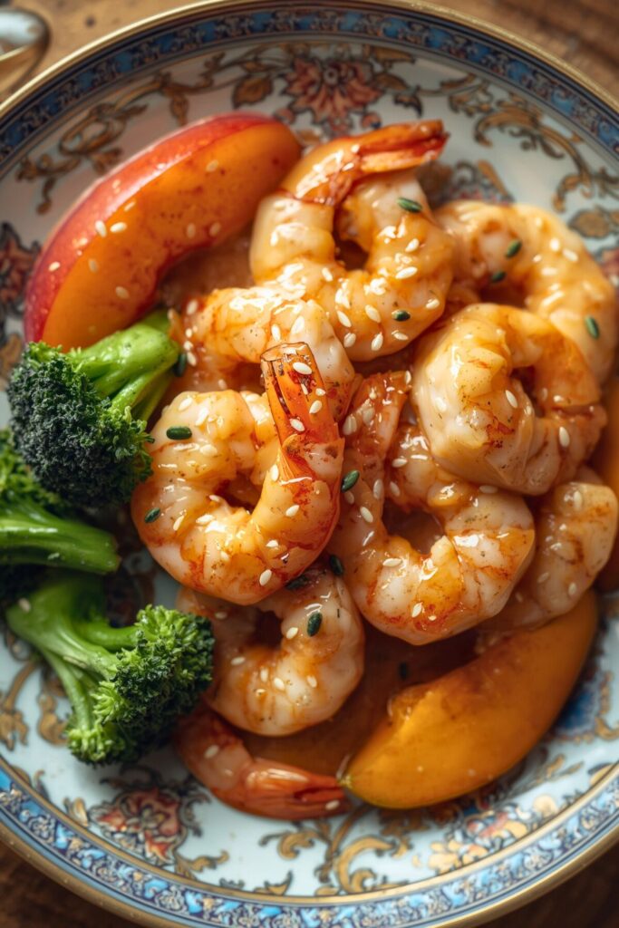 Chinese Peaches And Cream Shrimp