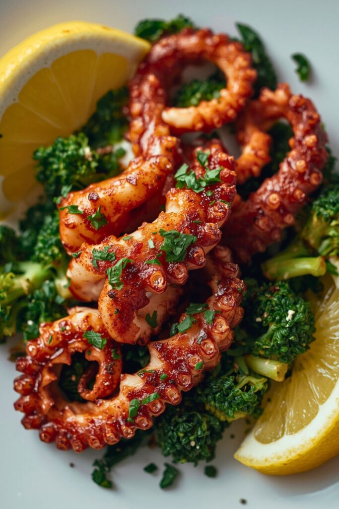 Citrus Spiced Baby Octopus
