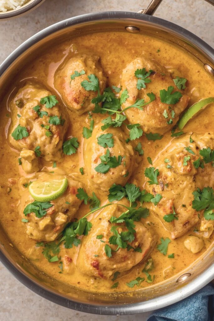 Coconut Cream Chicken Curry Skillet
