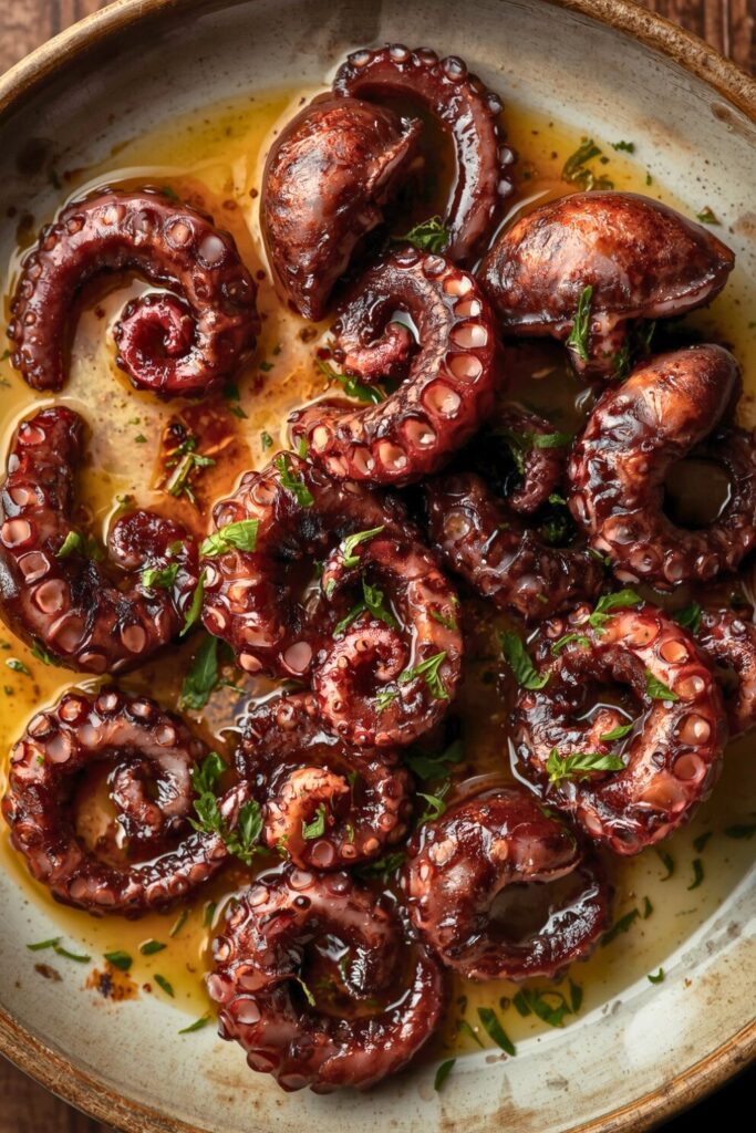 Crispy Marinated Baby Octopus Recipe