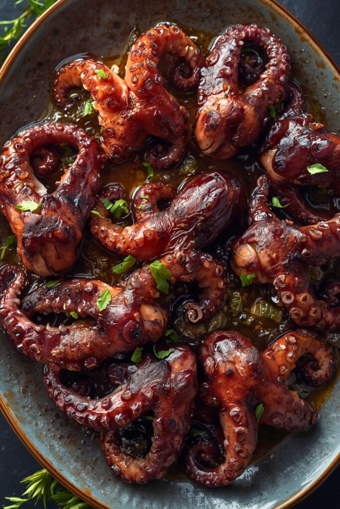 Crispy Marinated Baby Octopus Recipe