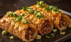 Crispy Rolled Chipotle Beef Tacos