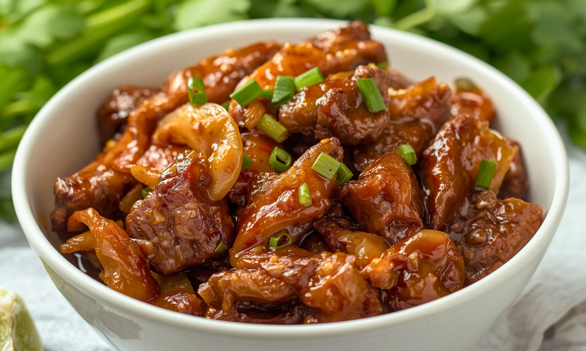 Ginger Beef and Onion Stir Fry