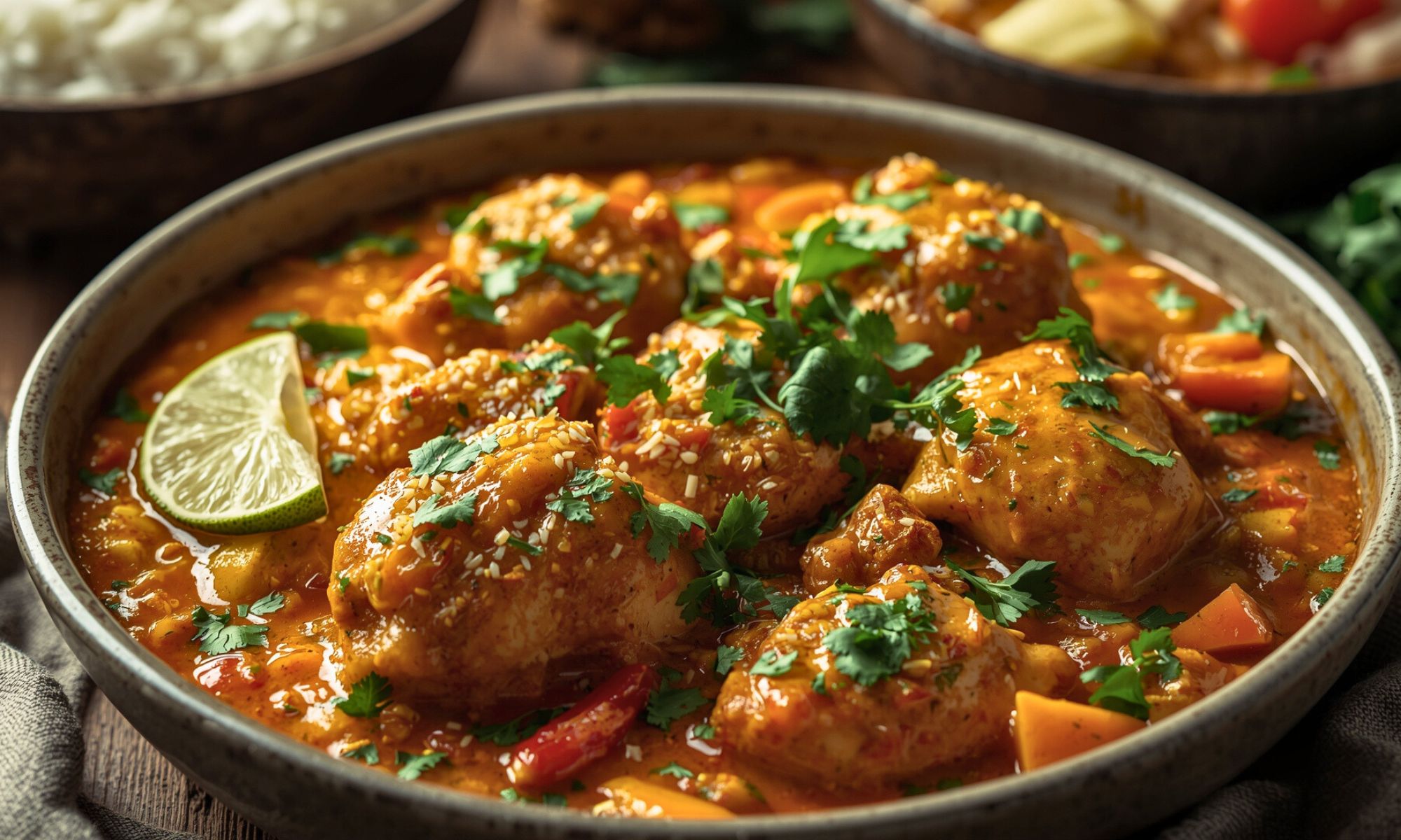 Golden Coconut Chicken Curry