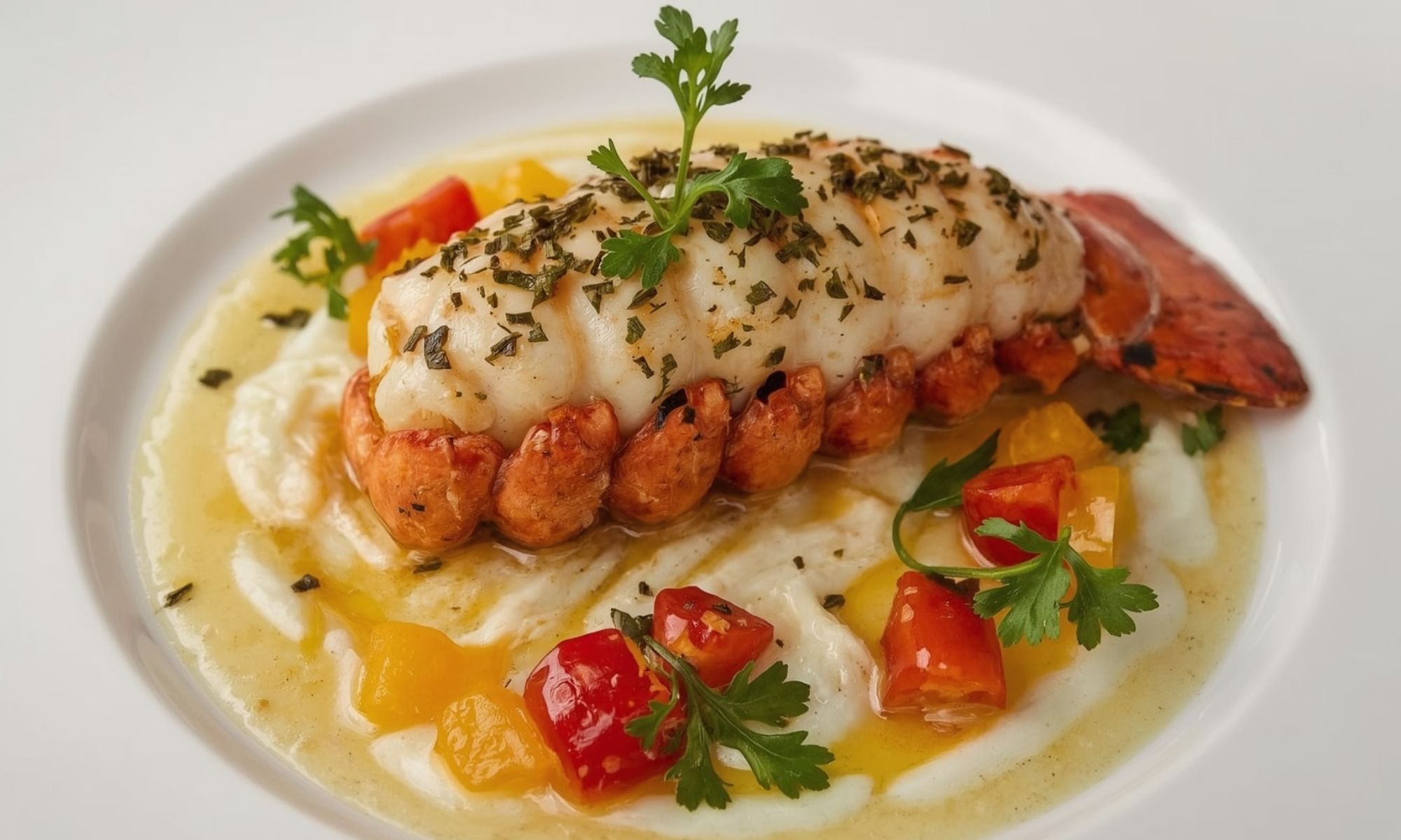 Luxe Herb Infused Butter Poached Lobster