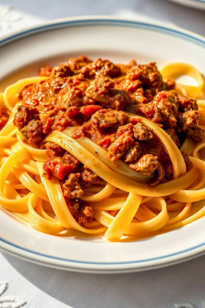 Luscious White Bolognese Sauce