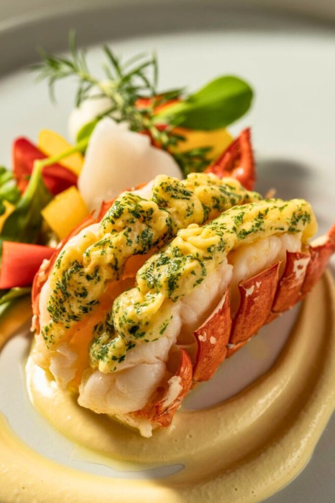 Magical Herb Infused Butter Poached Lobster