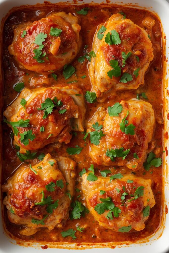 One Pan Baked Butter Chicken