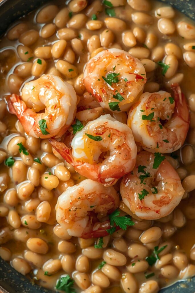 Shrimp and White Beans