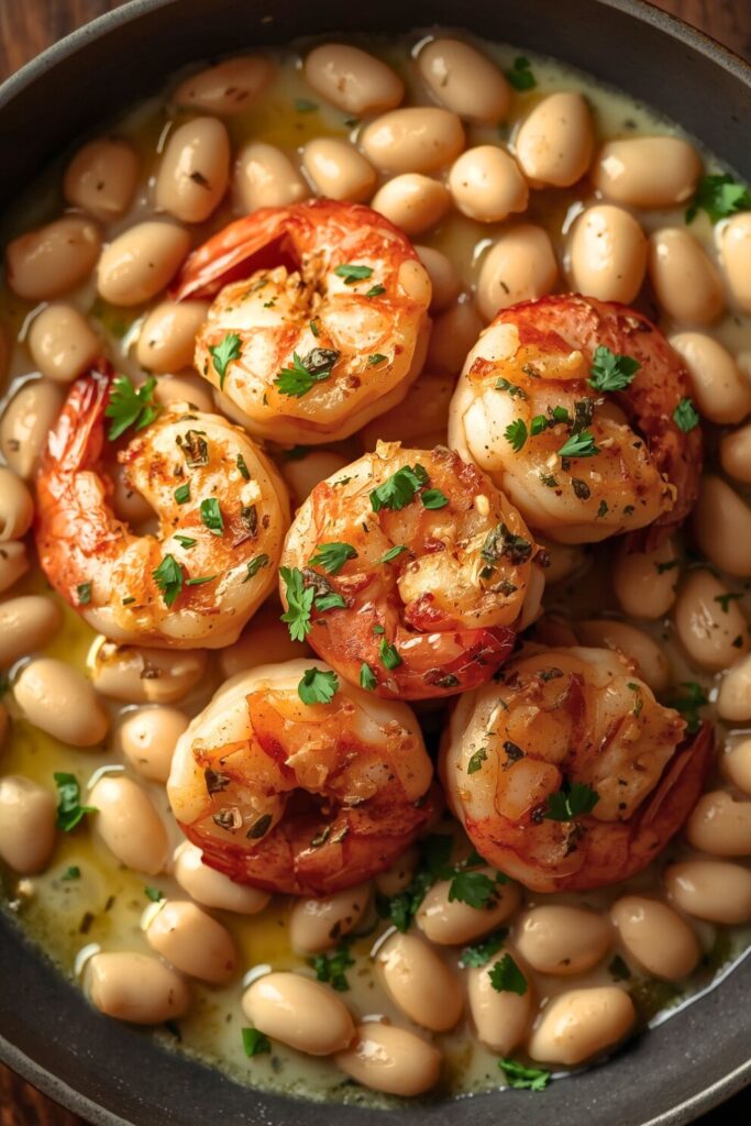 Shrimp and White Beans
