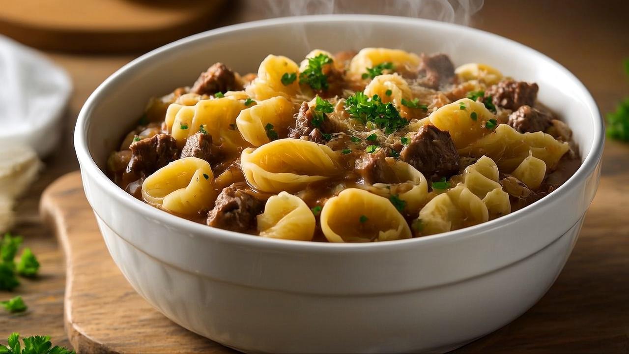 Ultimate One Pot French Onion Pasta