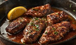 Pan Seared Steak in Butter Sauce