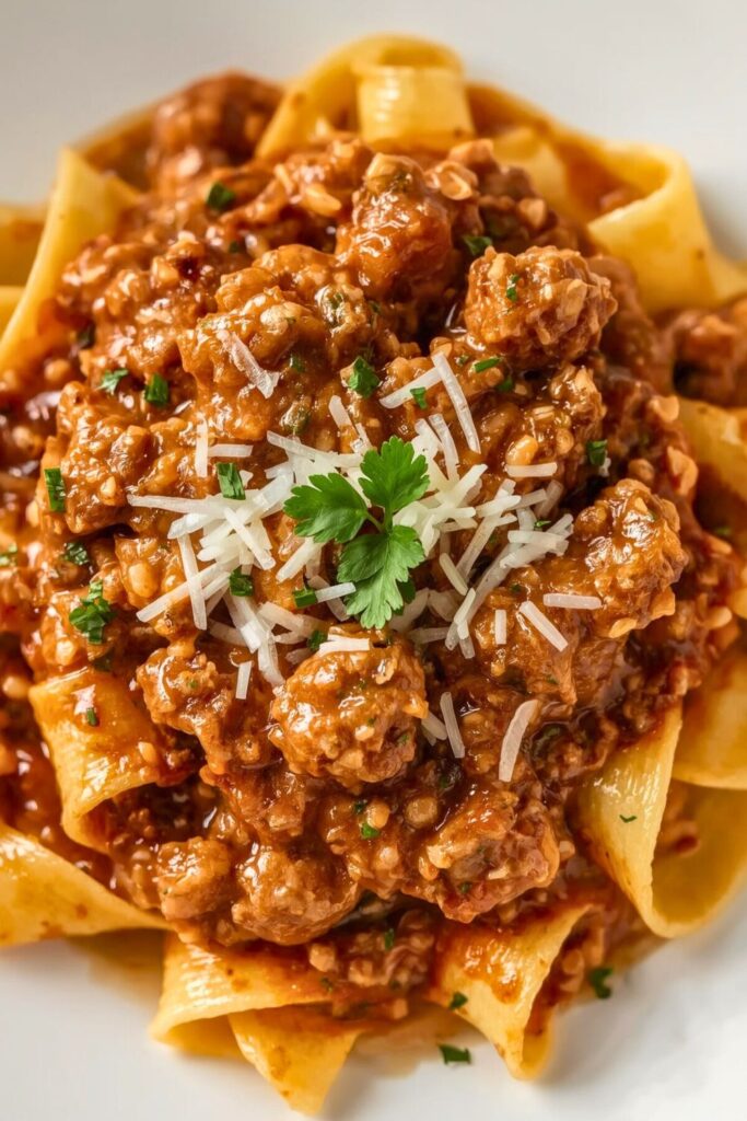 Slowly Braised Short Rib Ragu