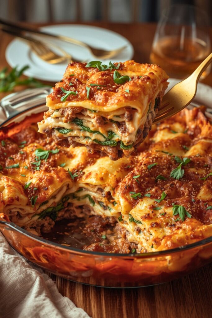 Smoky Skillet Lasagna With Crispy Lentils