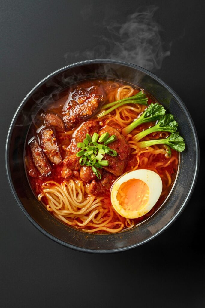 Spicy Korean Noodle Soup