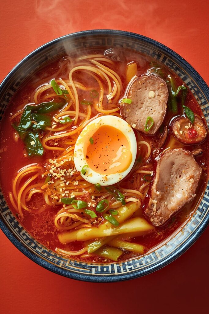 Spicy Korean Noodle Soup