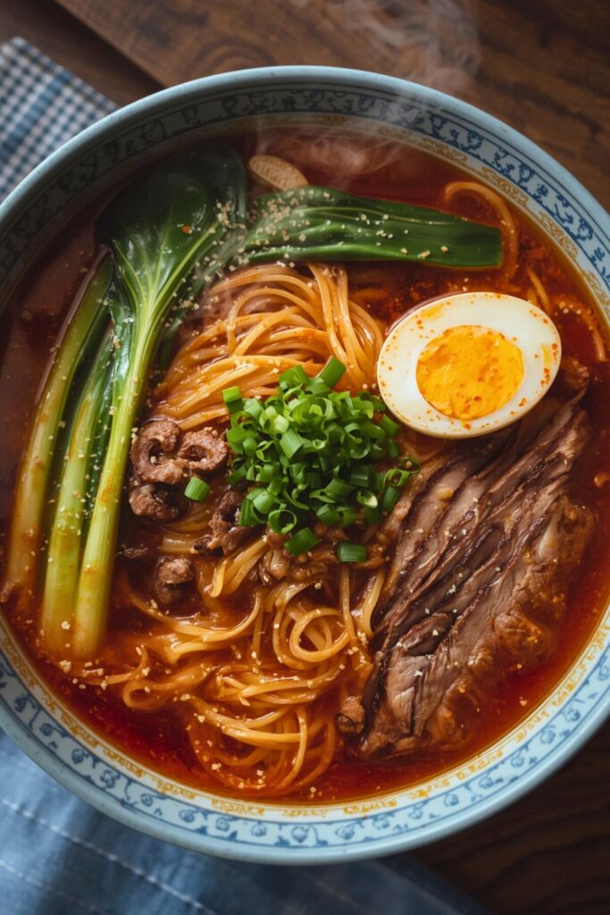 Spicy Korean Noodle Soup