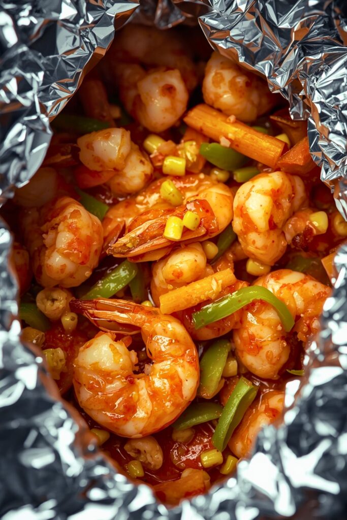Spicy Shrimp Packets