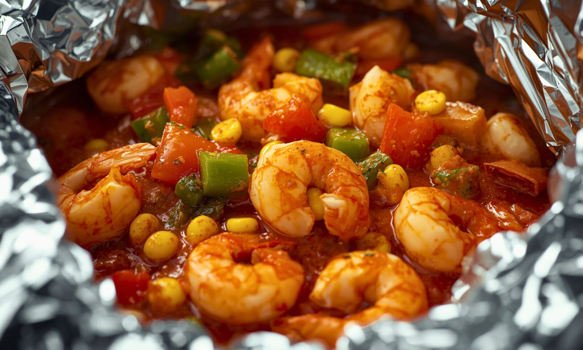 Spicy Shrimp Packets