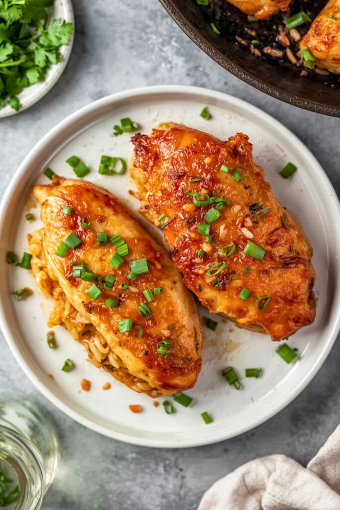 Sticky Rice Stuffed Chicken Breast