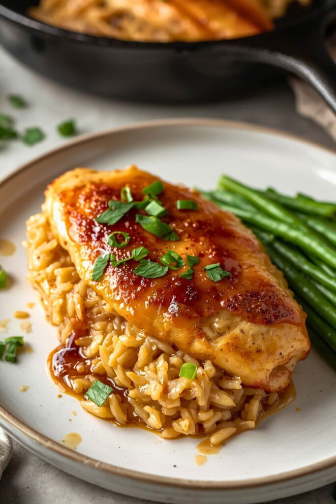 Sticky Rice Stuffed Chicken Breast