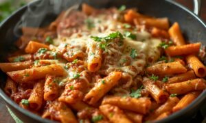 Three Cheese Baked Ziti