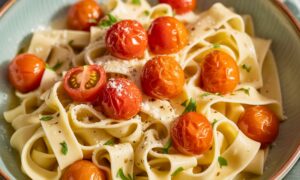 Blissful Tomato Ricotta Pasta