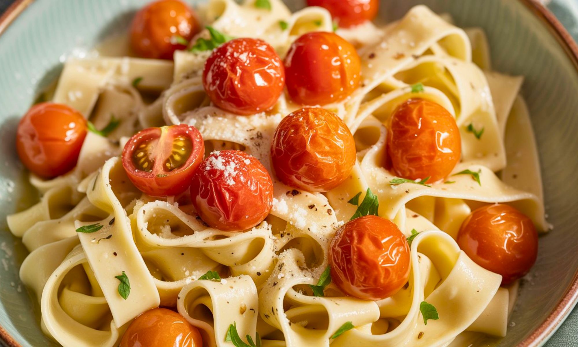 Blissful Tomato Ricotta Pasta