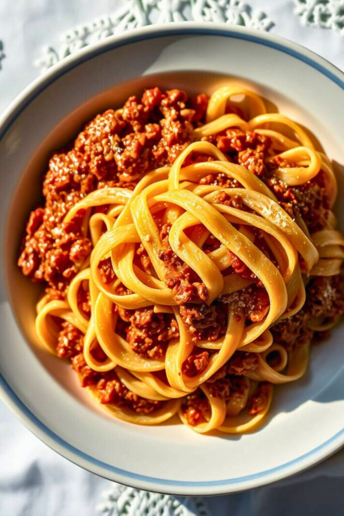 Velvety White Bolognese Sauce
