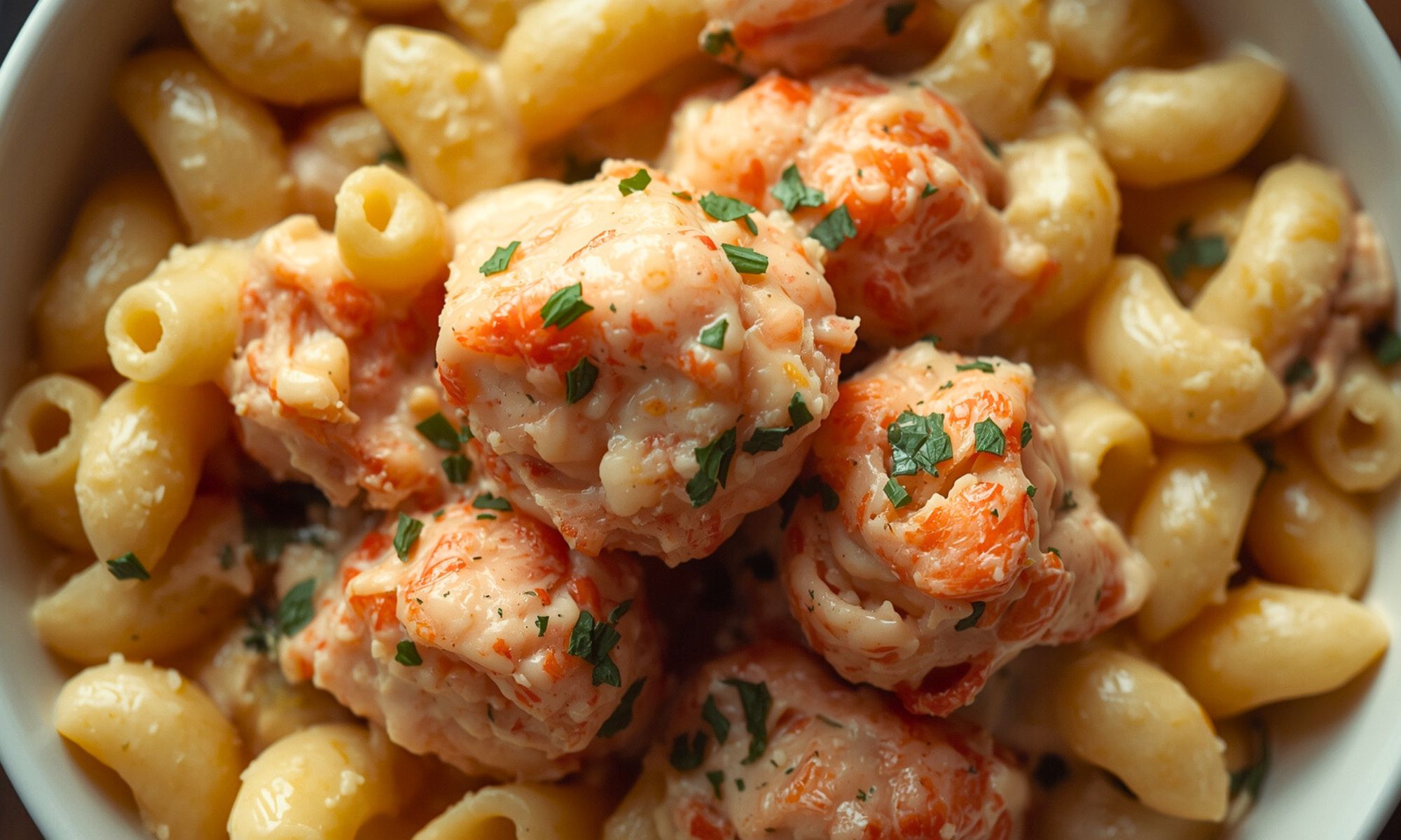 White Truffle Lobster Mac N Cheese