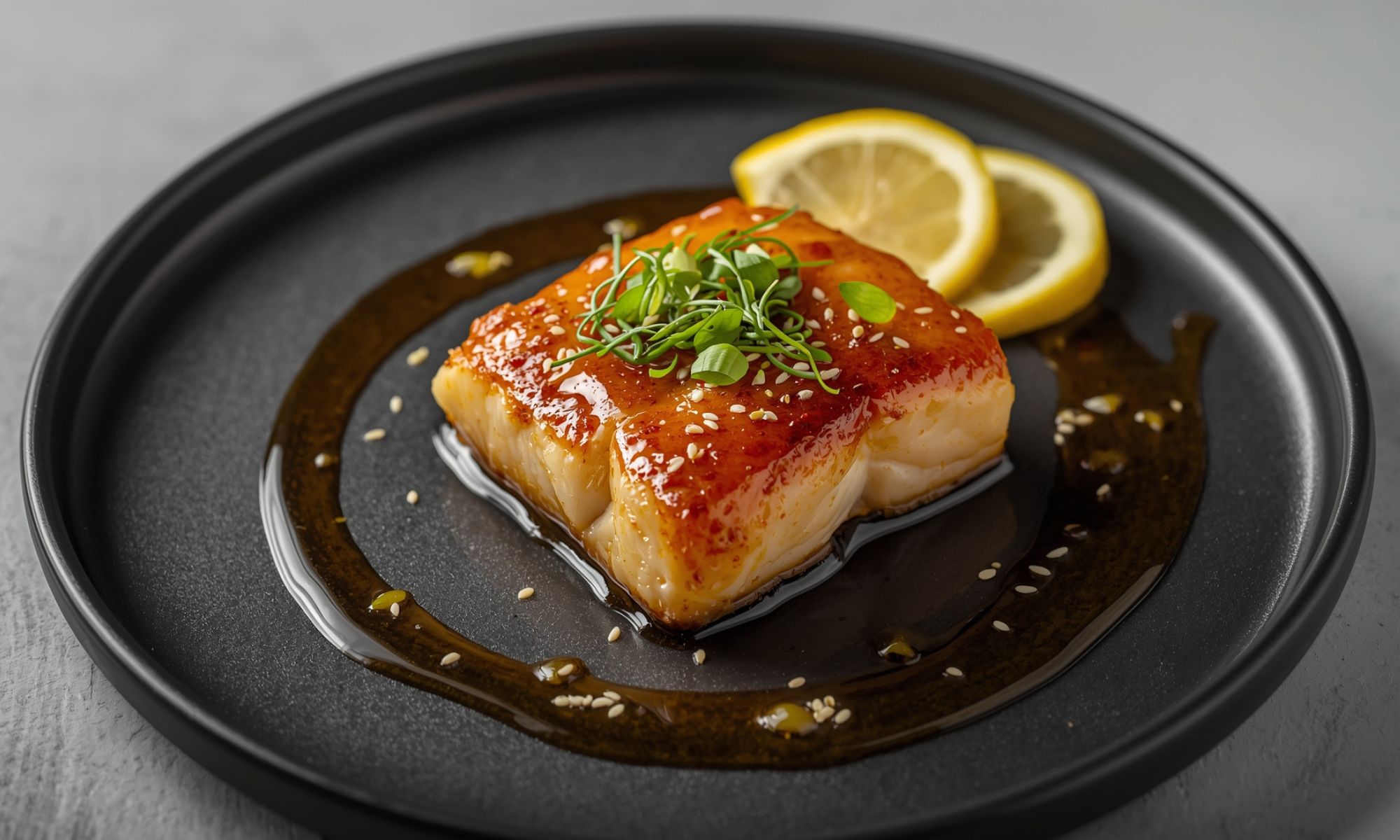 Baked Honey Soy Glazed Cod