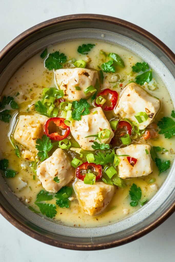 Coconut Lime Fish Soup