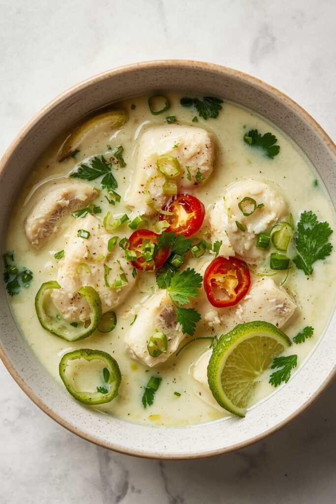 Coconut Lime Fish Soup