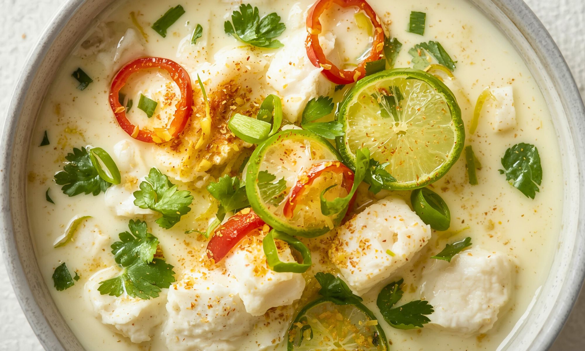 Coconut Lime Fish Soup