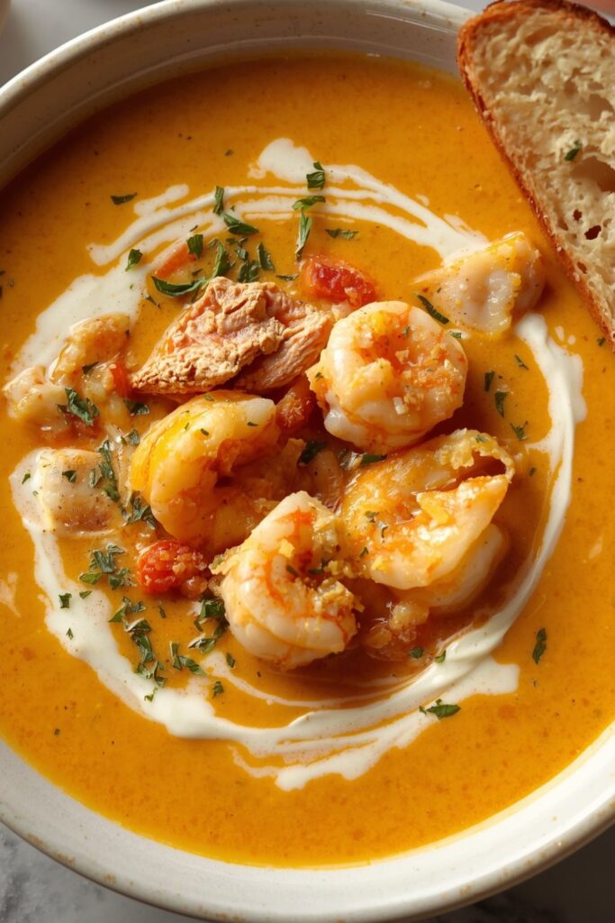 Crab and Shrimp Seafood Bisque